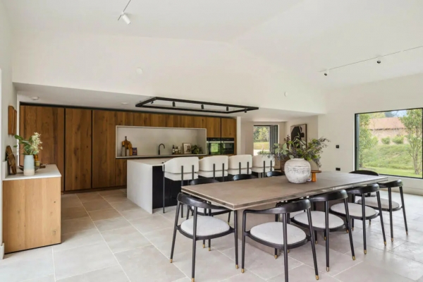 contemporary barn conversions with luxury german kitchens image 2