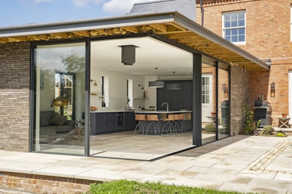 contemporary barn conversions with luxury german kitchens image 1