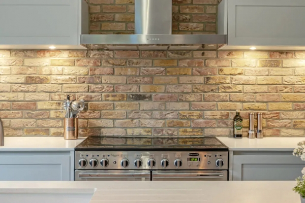 exposed brick kitchen design - claremont gardens | watermark image 6