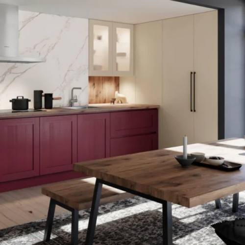 Kitchens with Character: Introducing Watermark’s New Bold and Beautiful Burgundy Collection