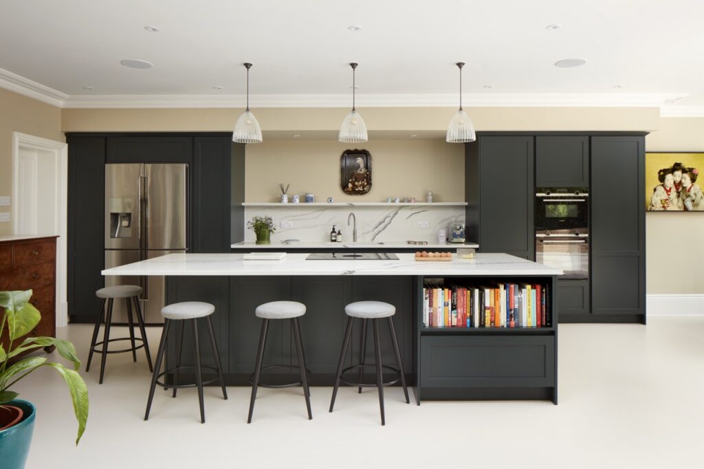Spacious open-plan kitchen designed for modern family living